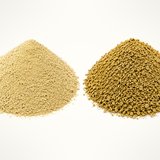Guar churi feed ingredient, close-up